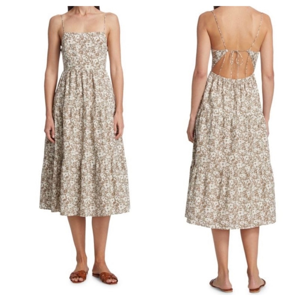 RAILS
Leni Floral Tiered Midi-Dress